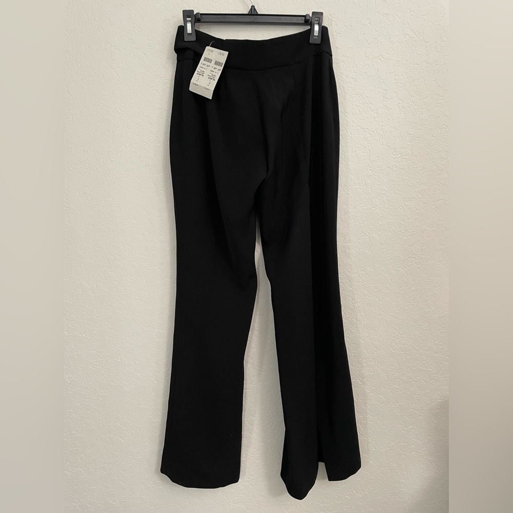 Cache Womens Black Dress Pants With Slits - Size 2